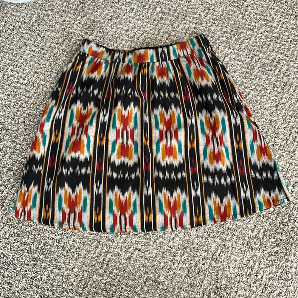 Mata Traders Small Ikat Mini Skirt